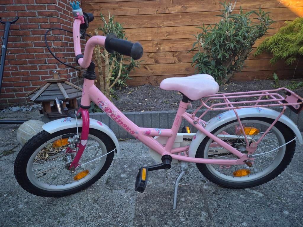 Meisjes fiets, Fietsen en Brommers, Fietsen | Meisjes, Ophalen, Gebruikt, 16 inch