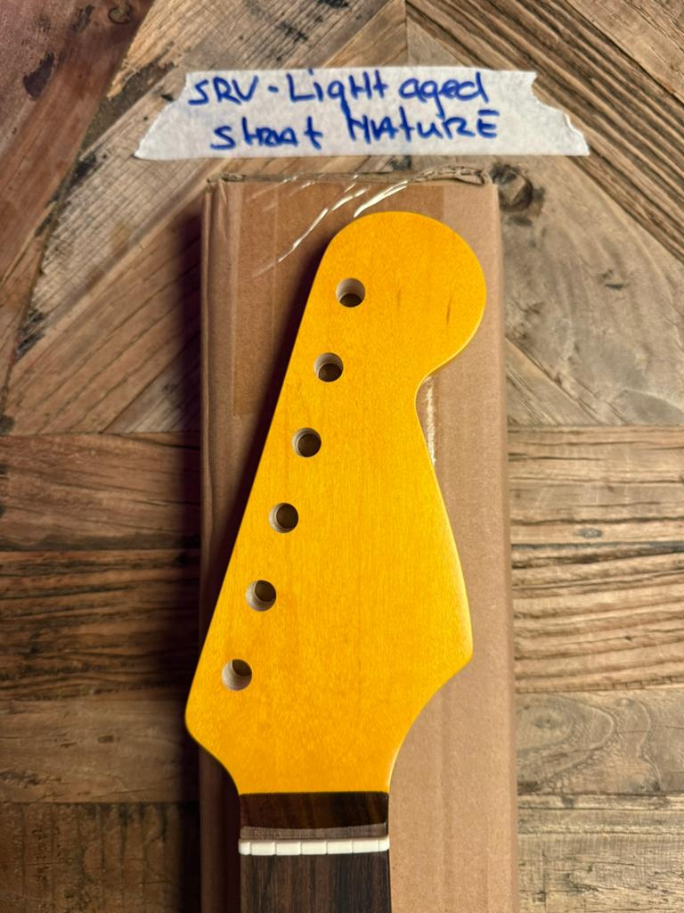 Stratocaster hals “ SRV-RW LIGHT AGED NATURE” new, Muziek en Instrumenten, Instrumenten | Onderdelen, Verzenden, Geen, Geen, Nieuw