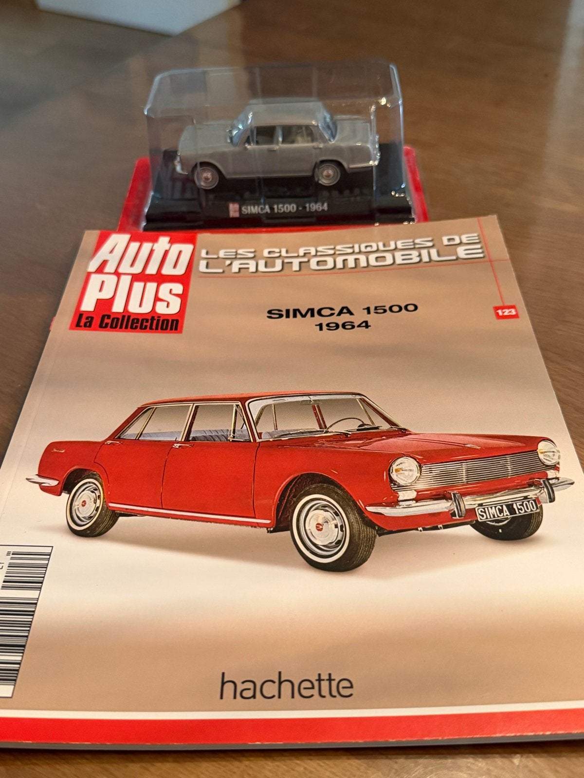 Simca 1500 - 1964 modelauto met tijdschrift, Ophalen of Verzenden, Nieuw, Auto, Overige merken