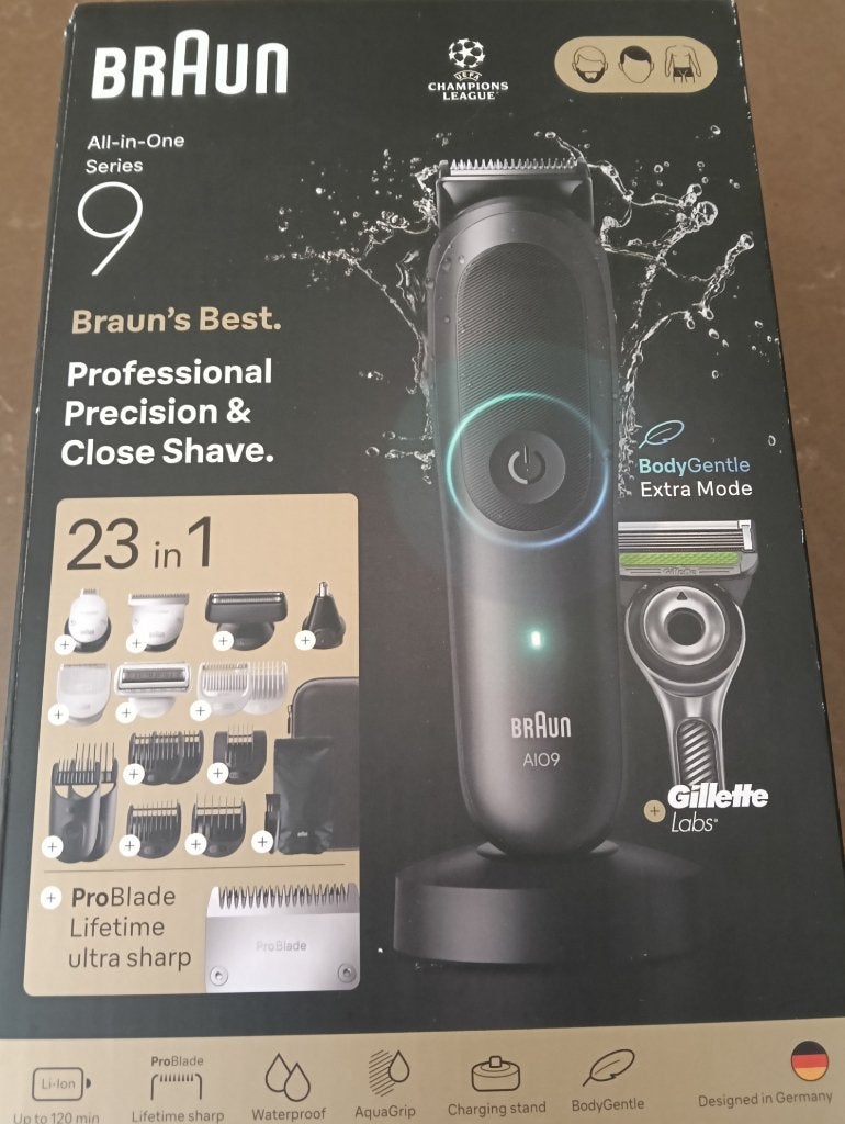 Braun All-in-One Series 9 23-in-1 Kit -Trimmer Baardtrimmer, Witgoed en Apparatuur, Ophalen of Verzenden, Nieuw, Scheren en Epileren
