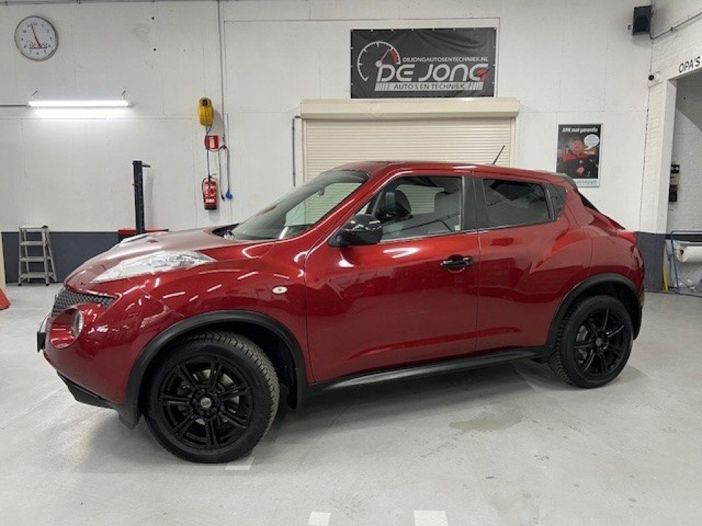 Nissan JUKE 1.6 DIG-T TEKNA AUTOMAAT 190PK, Camera, Leer, Sc, Auto's, Euro 5, 1618 cc, Gebruikt, 1225 kg
