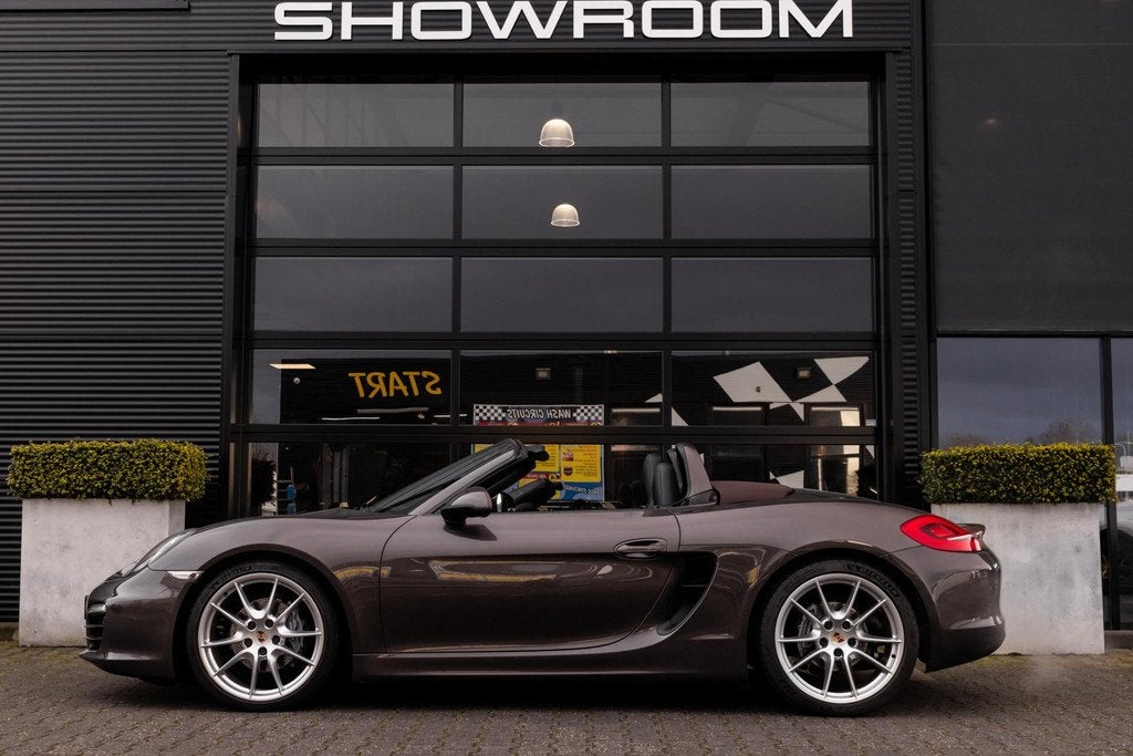 Porsche Boxster 2.7 PDK, 981, PASM, Sportstoelen 14-voudig N, Auto's, Porsche, Euro 5, Achterwielaandrijving, Gebruikt, Zwart