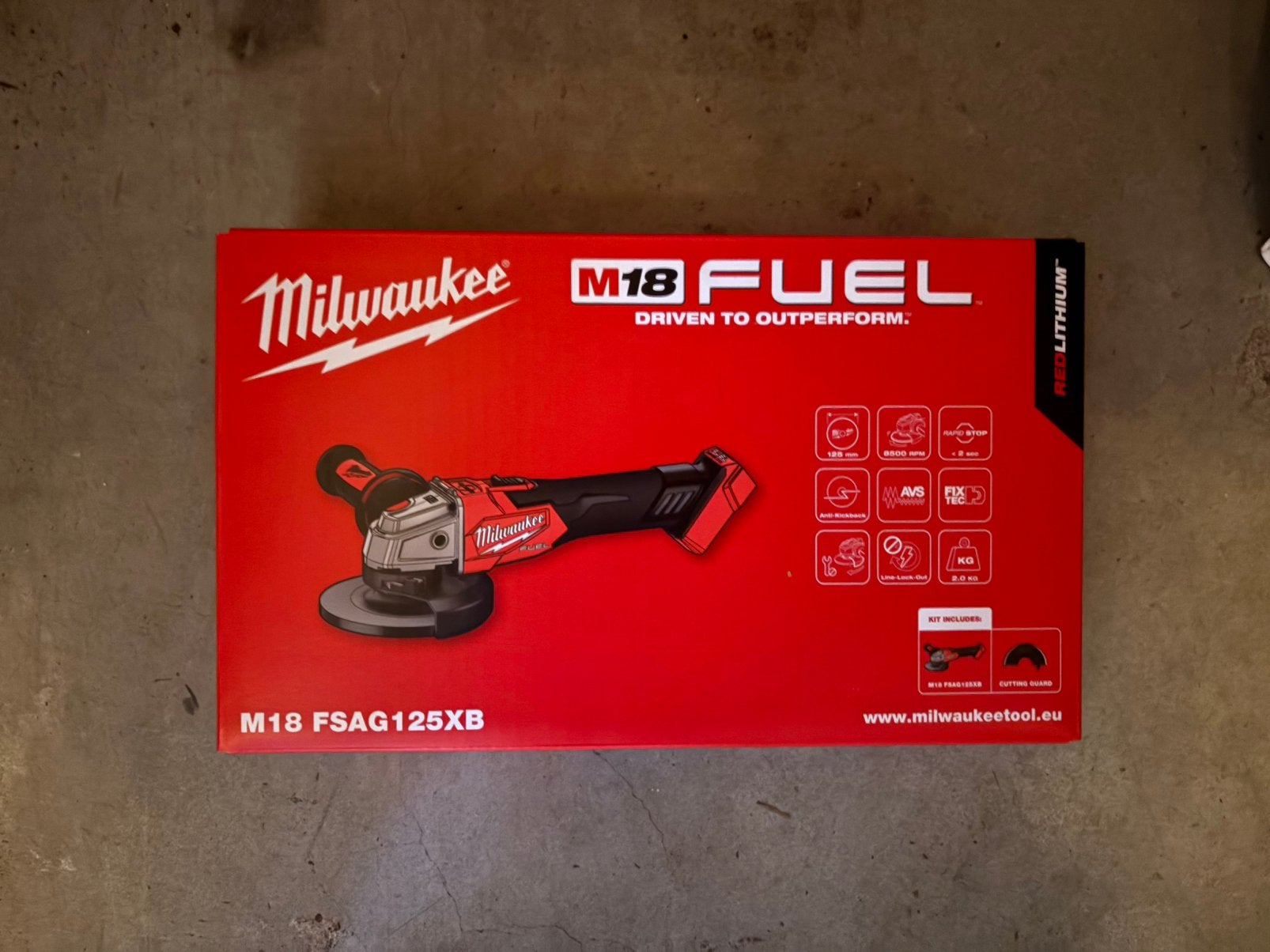 Milwaukee M18 FSAG125XB | Haakse slijper, Ophalen, Nieuw, 1000 watt of meer, Haakse handslijpmachine
