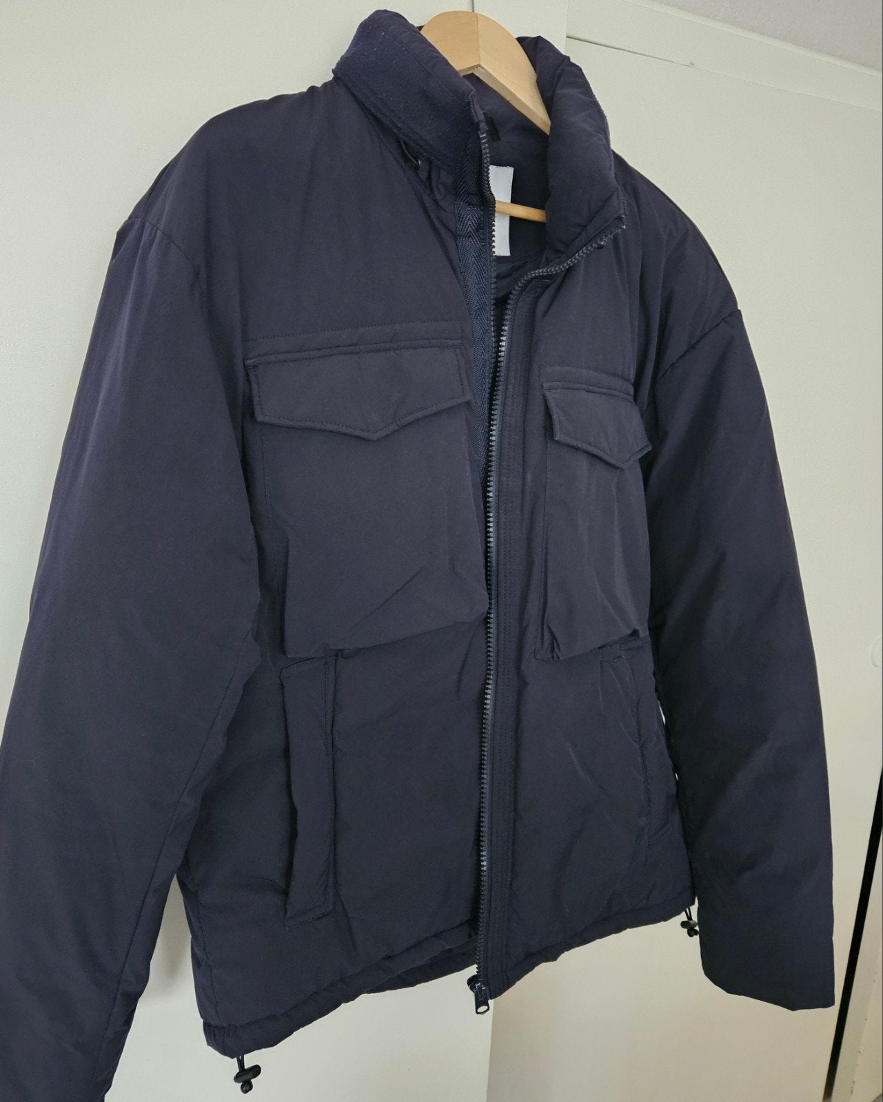 Herenwinterjas Zara mt xl zgan, Zara, Blauw, Maat 56/58 (XL), Ophalen of Verzenden