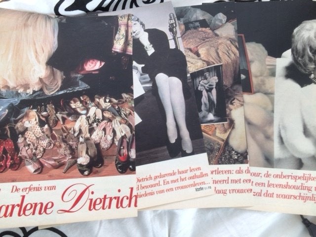 artikel van Marlene Dietrich uit libelle, Ophalen of Verzenden, Zo goed als nieuw, Boek, Tijdschrift of Artikel