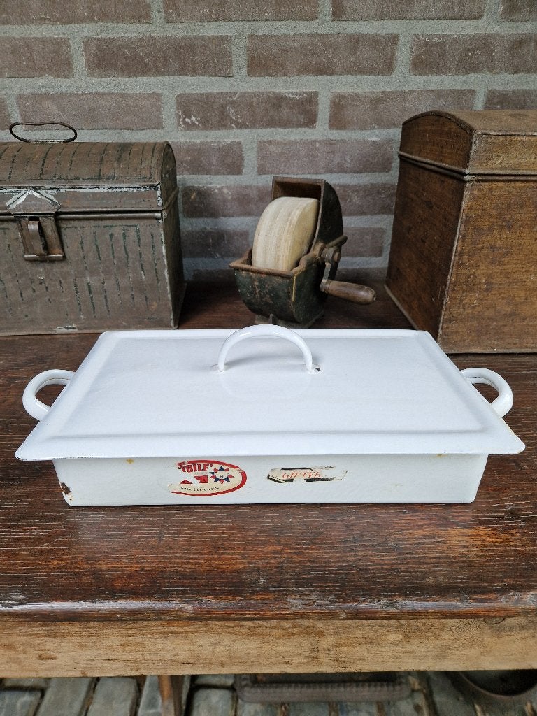 oude emaille steriliseerbak, Antiek en Kunst, Ophalen of Verzenden