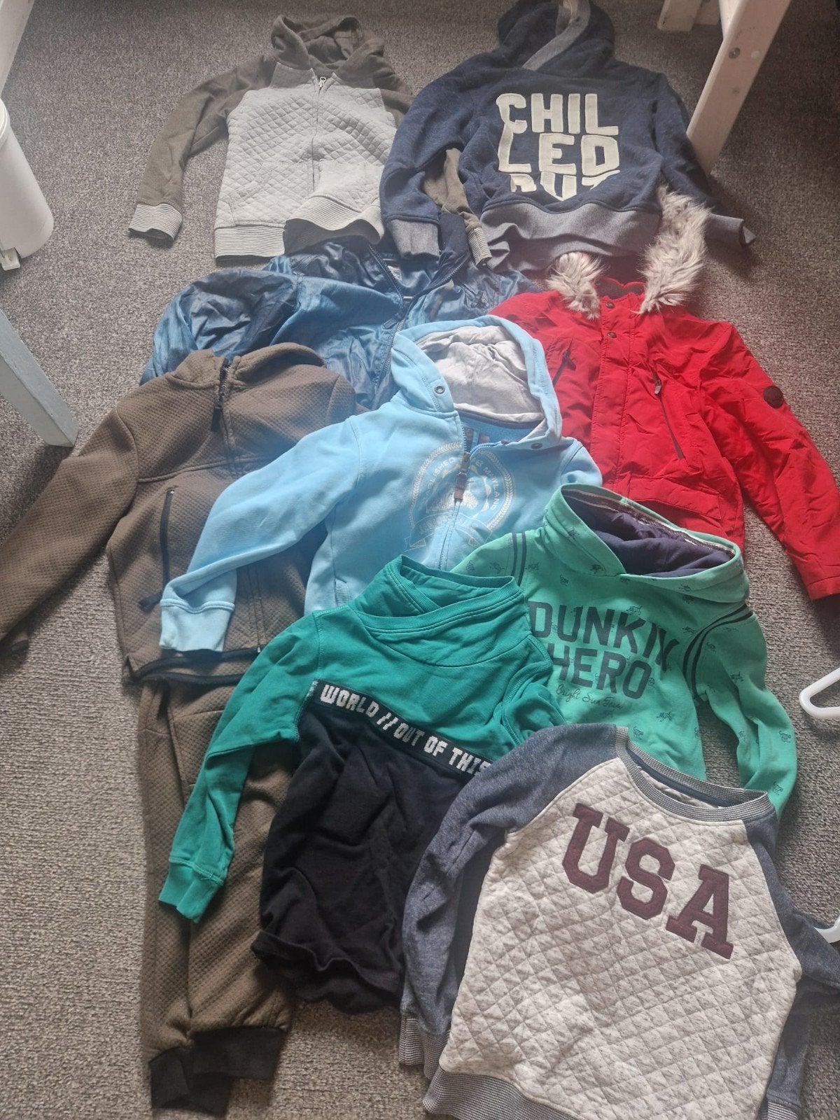 zak jongens kleding maat 122/128 alles voor 10 euro, Ophalen, Zo goed als nieuw, Maat 128