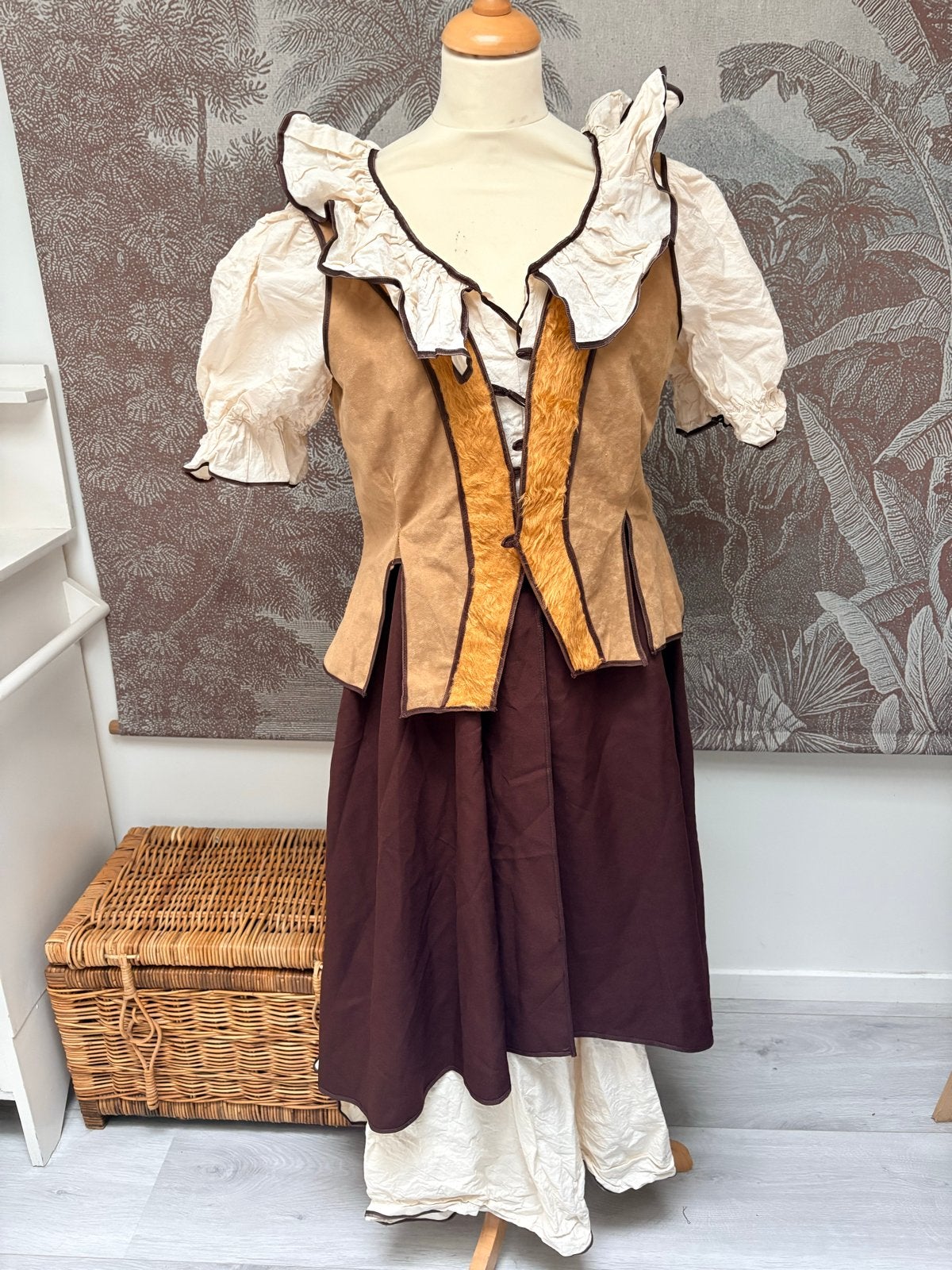 Dickens outfit - maat 40/42, Kleding | Dames, Ophalen of Verzenden, Zo goed als nieuw, Maat 42/44 (L), Carnaval