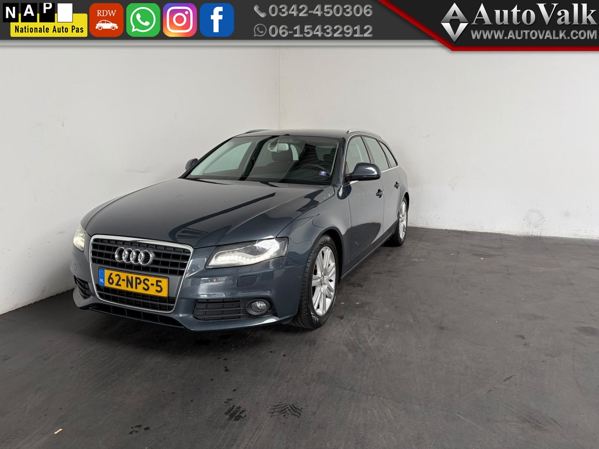 Audi A4 Avant 1.8 TFSI Pro Line. Loopt op 3 Cilinders!, Auto's, Audi, Voorwielaandrijving, Euro 5, Gebruikt, 4 cilinders