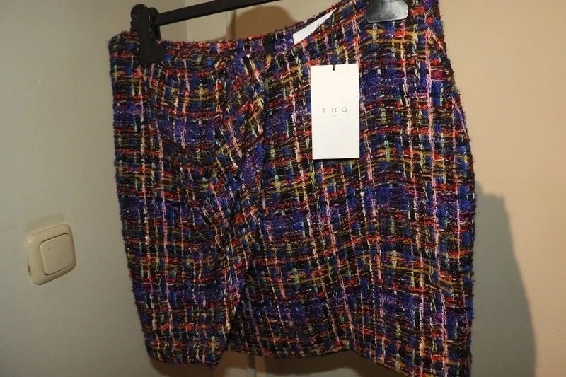 IRO Nieuwe bonte rok aparte stof soort boucle look Nieuw 40, Kleding | Dames, Rokken, Maat 38/40 (M), Nieuw, Iro, Boven de knie