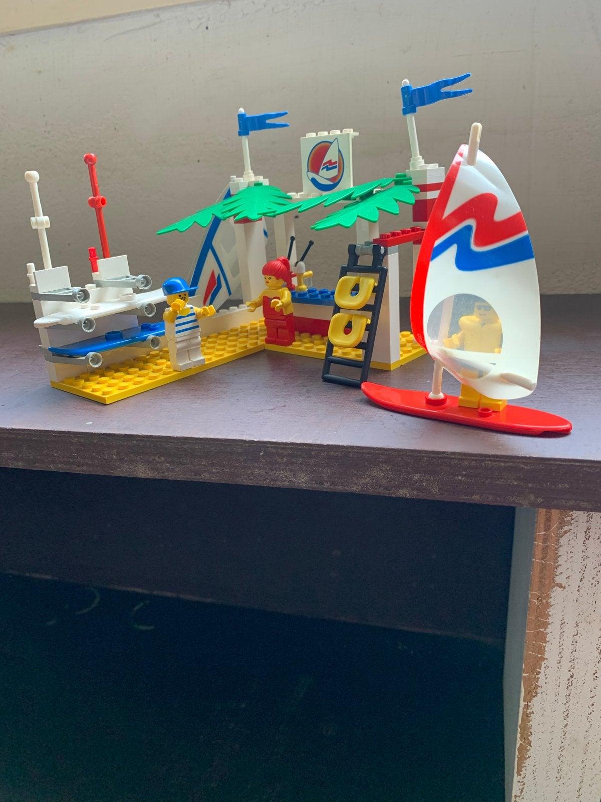 Lego System 6595 Surf Hut (school), Gebruikt, Overige thema's, Lego, Ophalen of Verzenden