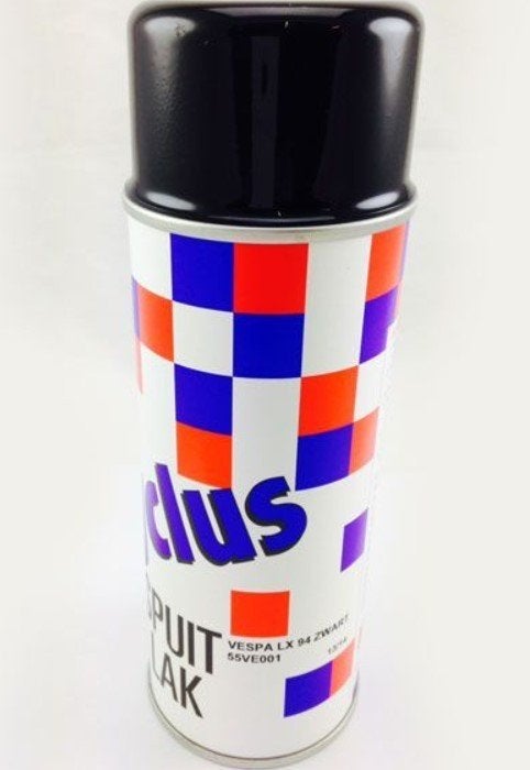 Spuitlak 400Ml Spuitbus Zwart Lucido 94 Piaggio 55Ve001, Ophalen of Verzenden
