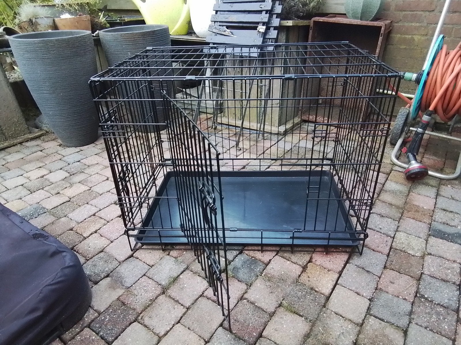 Honden bench, Ophalen