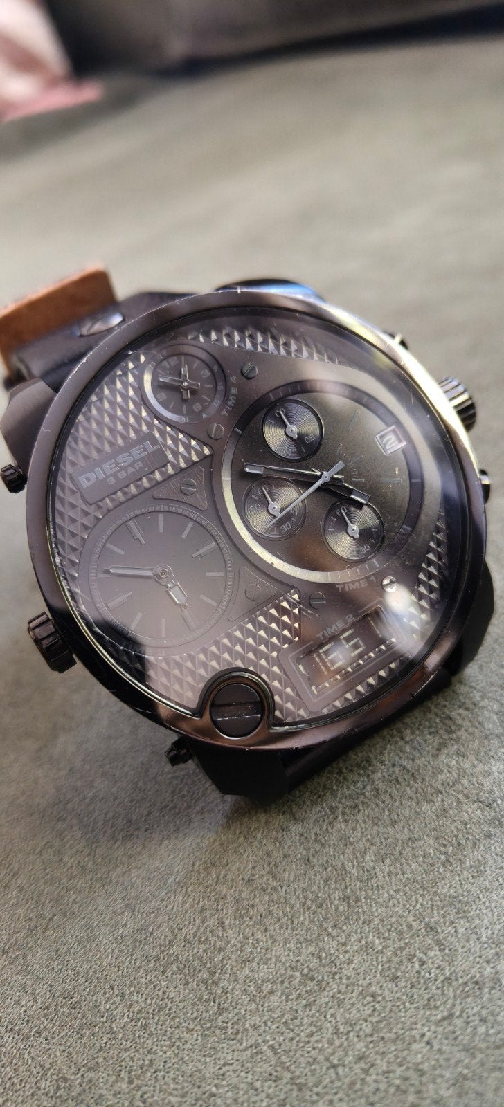 Gebruikte diesel horloge, Ophalen of Verzenden, Gebruikt, Zwart, Android