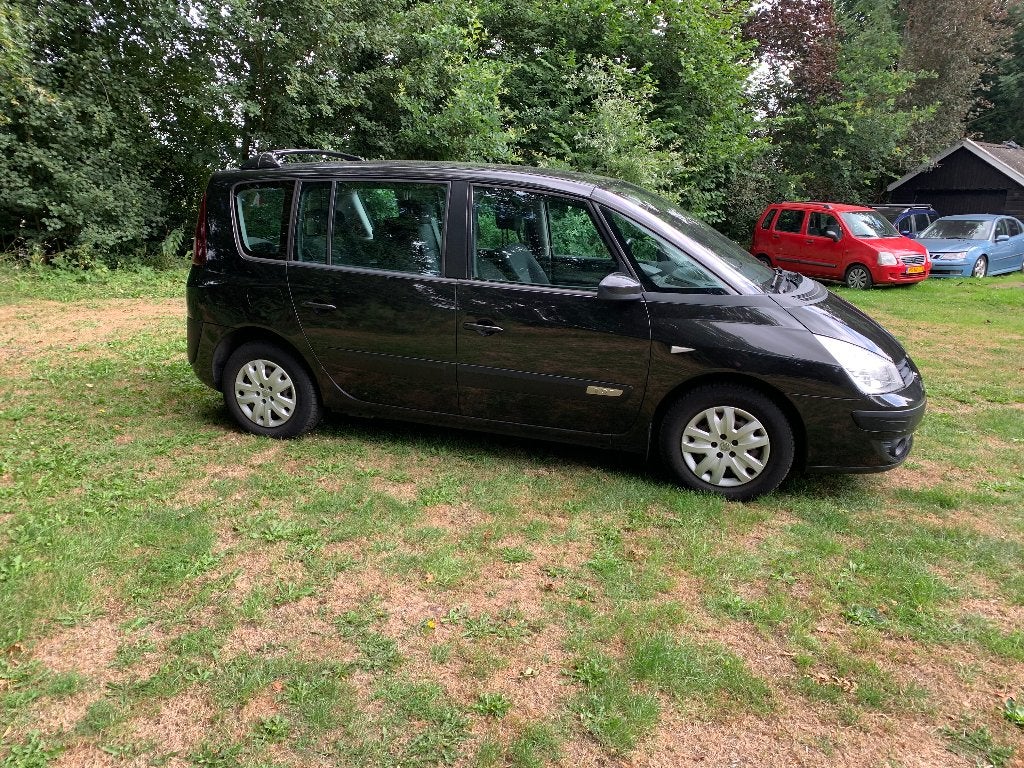 ESPACE 2.0 TURBO AUTOMAAT  7-PERSOONS ORGINEEL NL  EN NAP, Auto's, Renault, 1998 cc, Stof, Zwart, 2000 kg