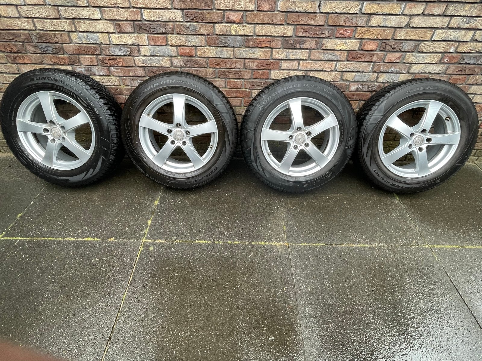 Winterbanden met velgen voor Toyota RAV4 - Falken Eurowinter, Auto-onderdelen, Banden en Velgen, Ophalen, Gebruikt, Banden en Velgen