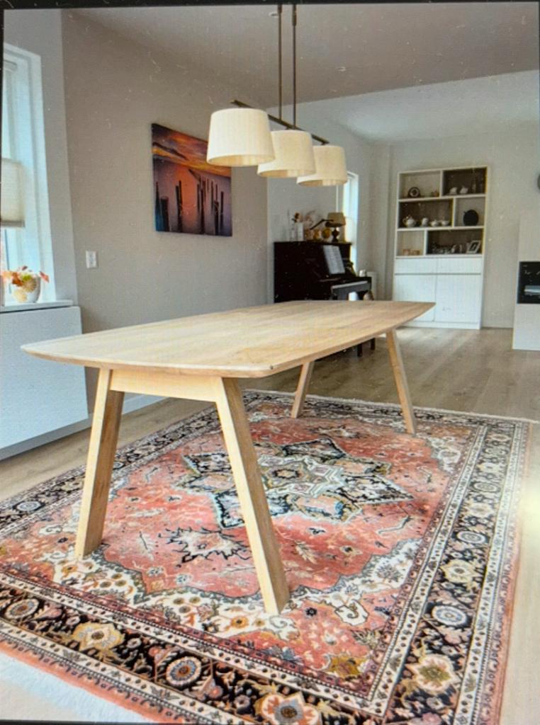 Eettafel Deens ovaal eikenhout nieuw! SALE, Ophalen, 100 tot 150 cm, Eikenhout, Vijf personen of meer