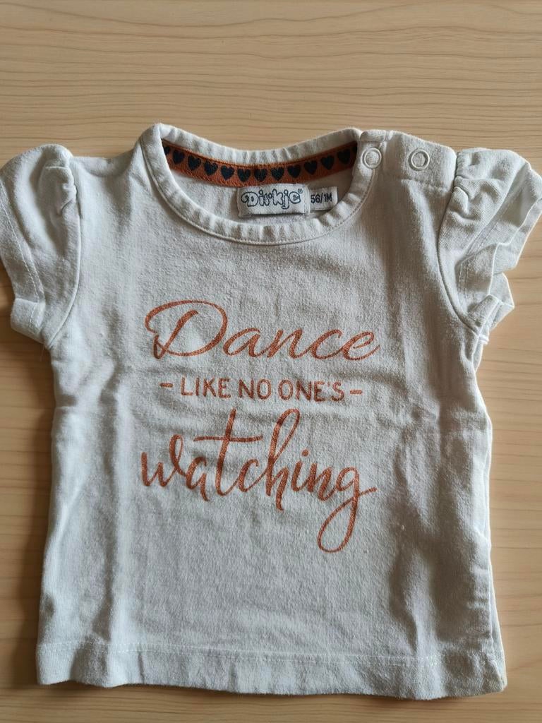 Leuke shirtjes voor meisjes - diverse maten, Kinderen en Baby's, Babykleding | Maat 62, Gebruikt, Meisje, Setje, Ophalen of Verzenden