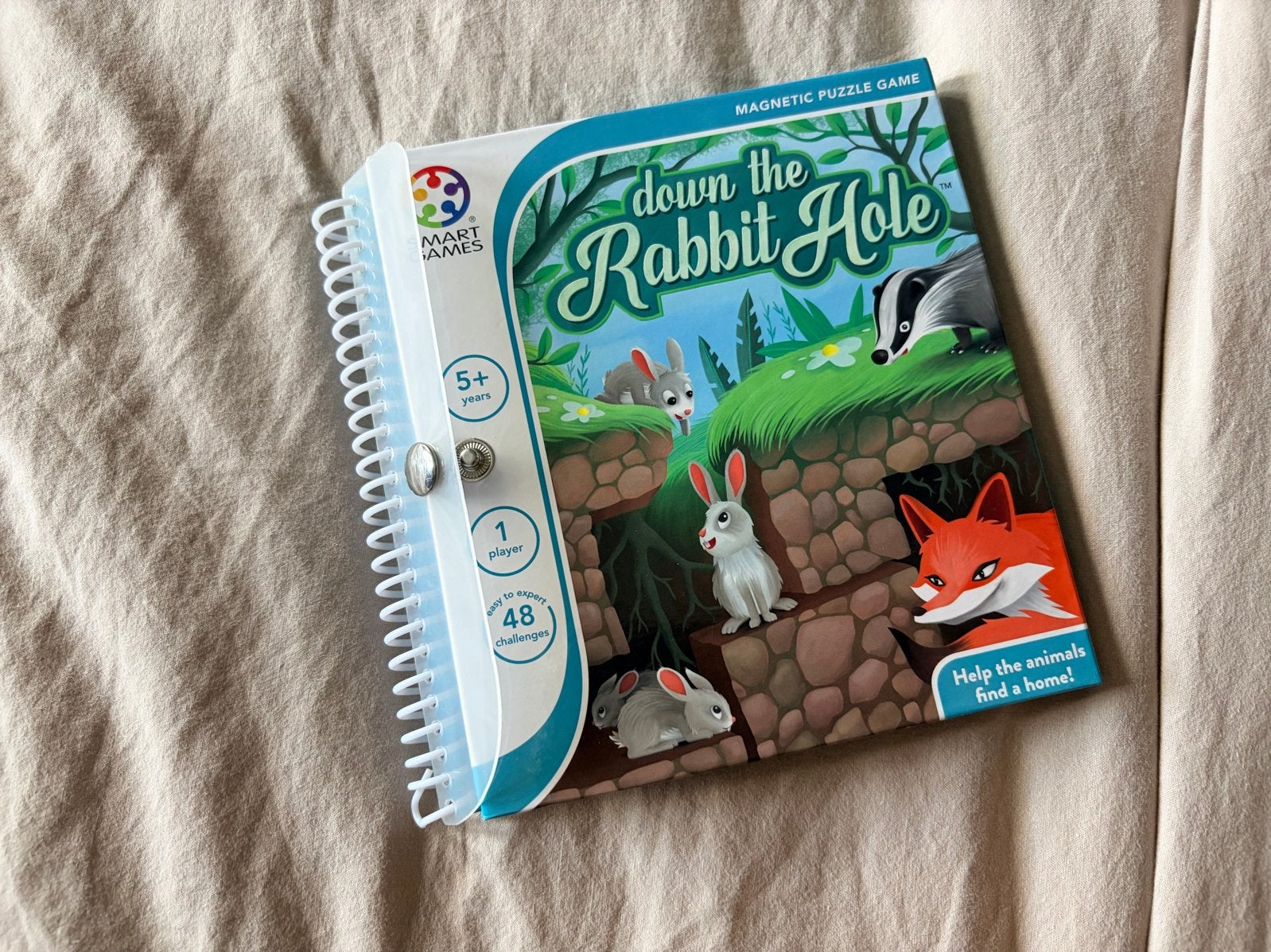 SmartGame Down the Rabbit Hole - Compleet en perfecte staat, Een of twee spelers, Ophalen of Verzenden, Zo goed als nieuw, Reisspel