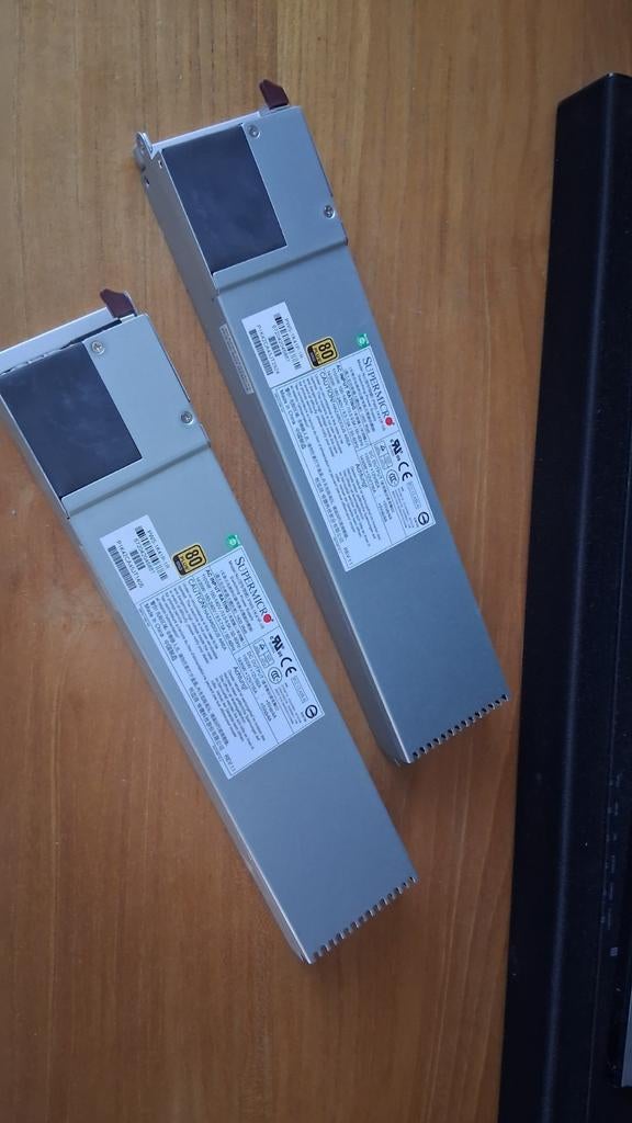 2x Supermicro 1400W PSU (PWS-1K41P-1R), Computers en Software, Servers, 64 GB, Hot swappable onderdelen, Ophalen of Verzenden