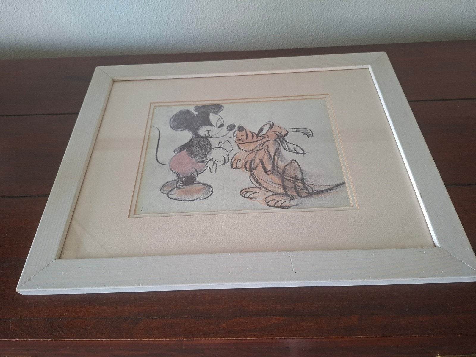 Disney tekening, Ophalen, Mickey Mouse, Zo goed als nieuw, Plaatje of Poster