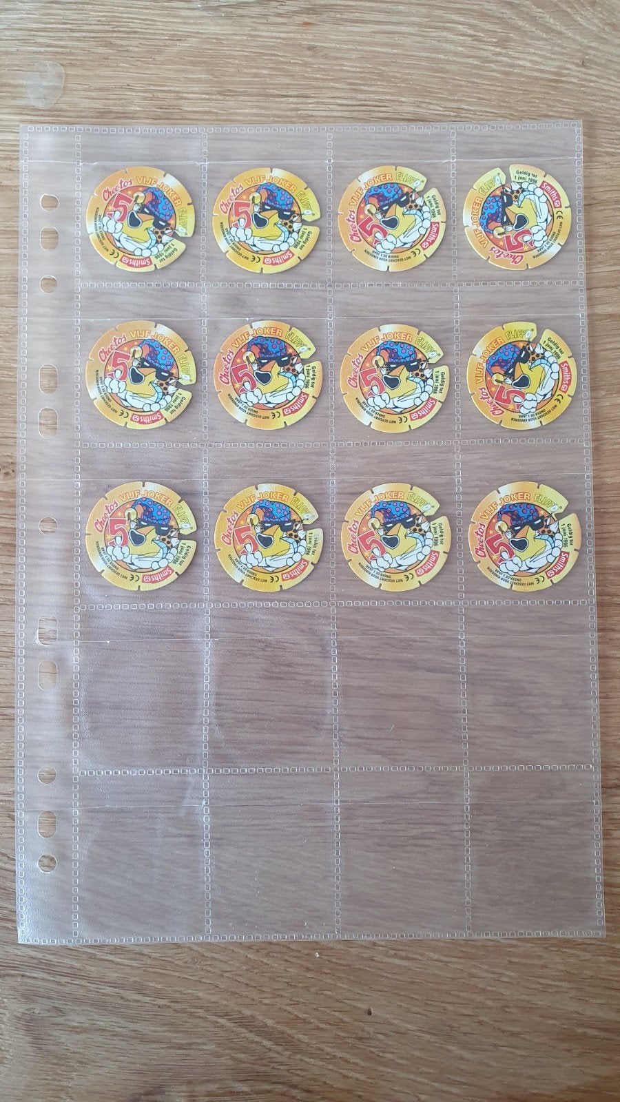 12x Joker Flippo 5 punten met paarse poot Chester Cheetos Sm, Verzamelen, Flippo's, Verzenden, Looney Tunes, Losse flippo's