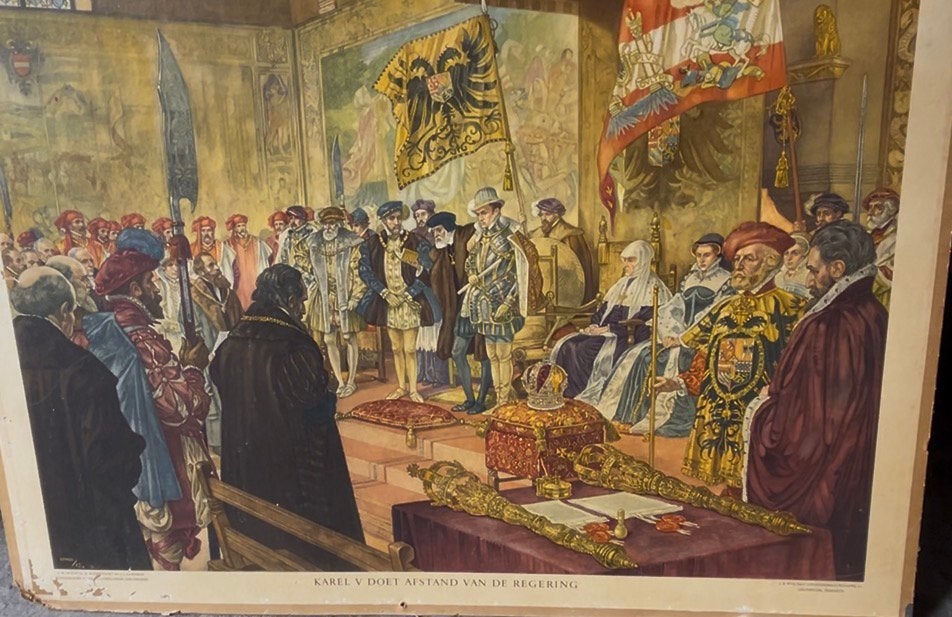Oude schoolplaten, Antiek en Kunst, Antiek | Schoolplaten, Ophalen, Geschiedenis