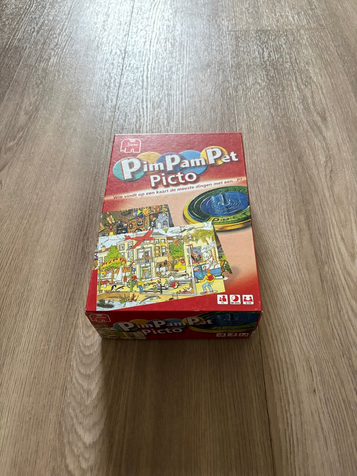Pim Pam Pet Picto, Hobby en Vrije tijd, Gezelschapsspellen | Bordspellen, Een of twee spelers, Ophalen of Verzenden, Zo goed als nieuw