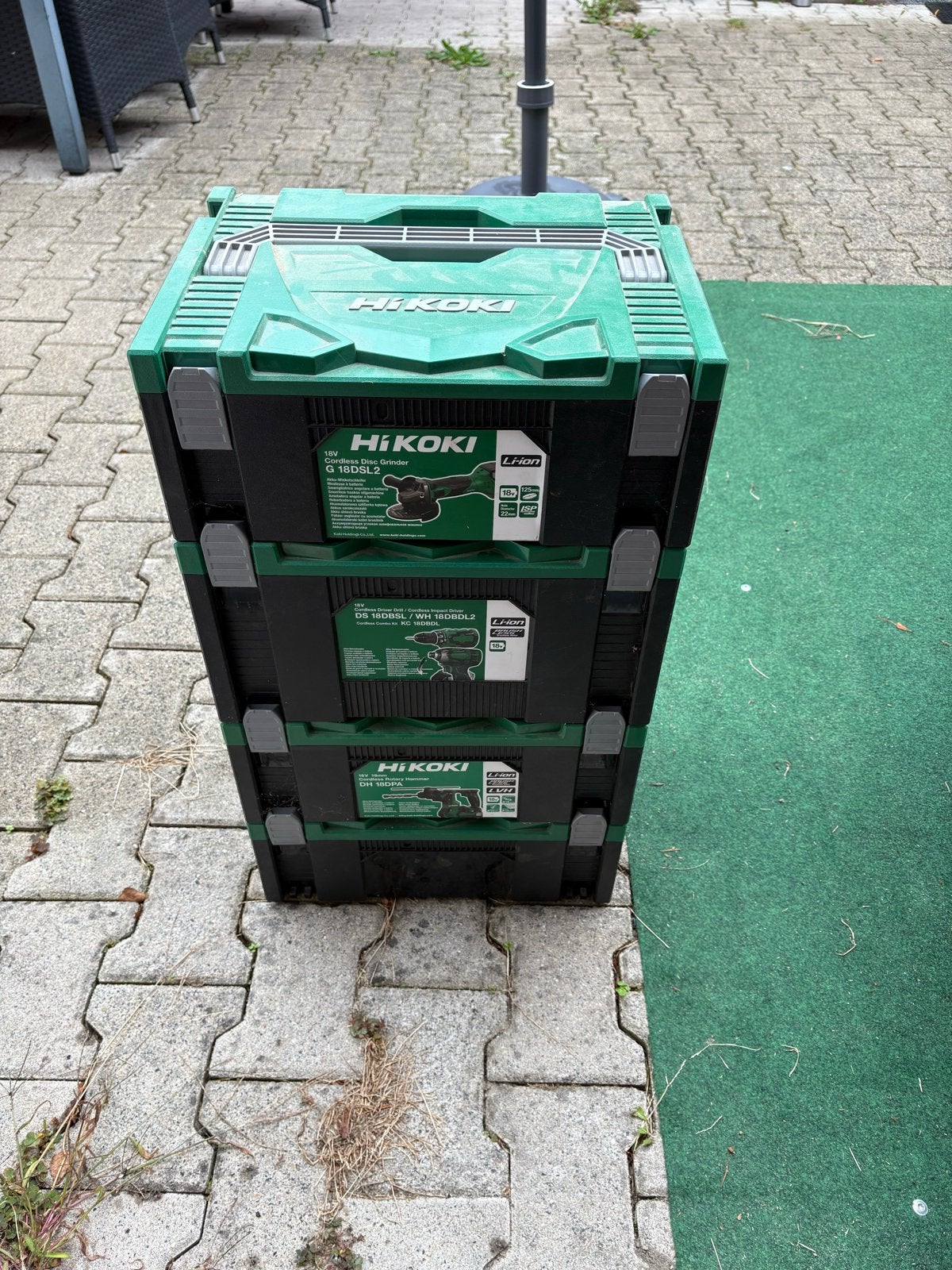 Hikoki koffers met inlay - Zo goed als nieuw, Ophalen of Verzenden, Zo goed als nieuw, Gereedschapsopslag, Overige merken