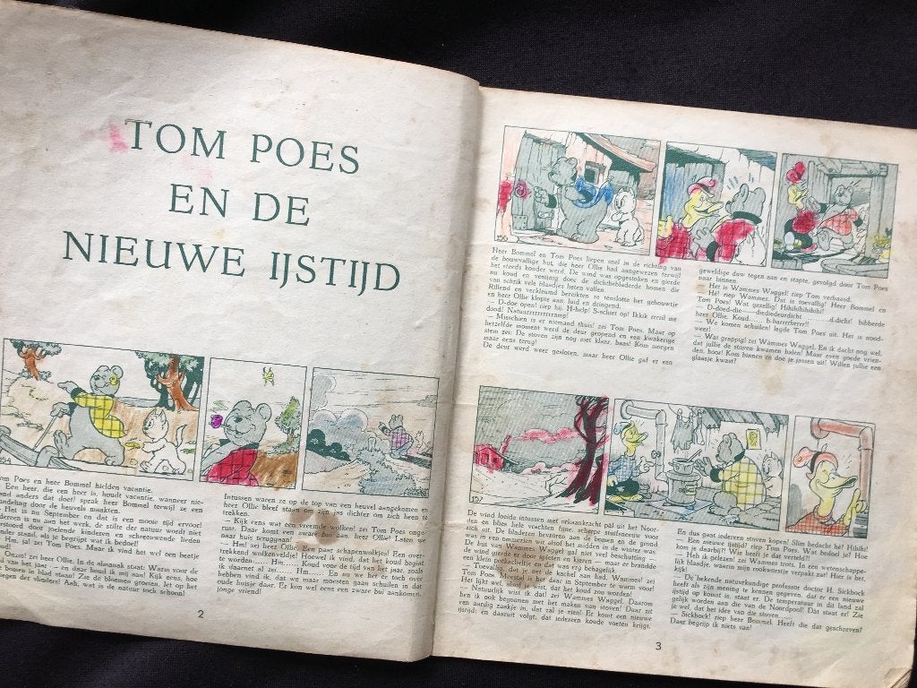 Maarten Toonder, Tom Poes en de nieuwe ijstijd ca. 1947, Eén stripboek, Ophalen of Verzenden, Gelezen