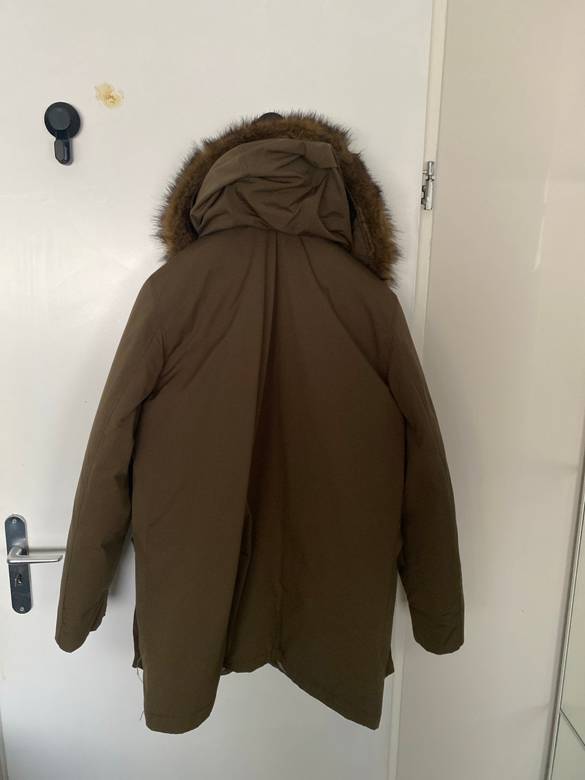 MNG MAN Winterjas met bontkraag - Maat XL, Ophalen of Verzenden, Gedragen, Maat 56/58 (XL), Bruin