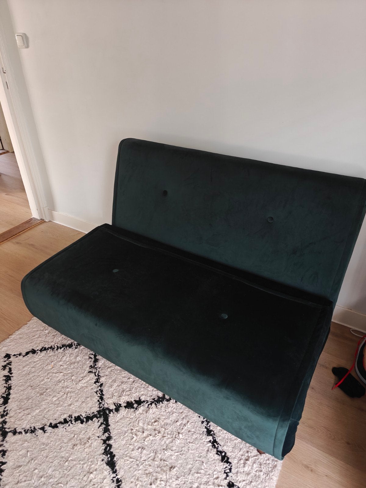 Vente Unique Tweepersoons Slaapbank met Topper, Huis en Inrichting, Slaapkamer | Slaapbanken, Ophalen, Tweepersoons