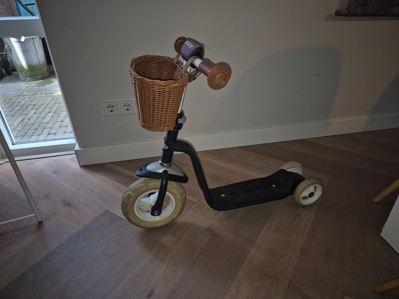 Puky R1 step met mandje, Fietsen en Brommers, Steps, Ophalen, Gebruikt, Gewone step