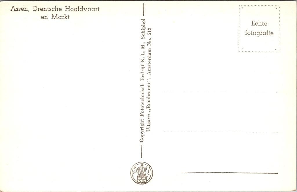 Assen Luchtopname - 5 ansichtkaarten, Verzenden, 1960 tot 1980, Ongelopen, Drenthe