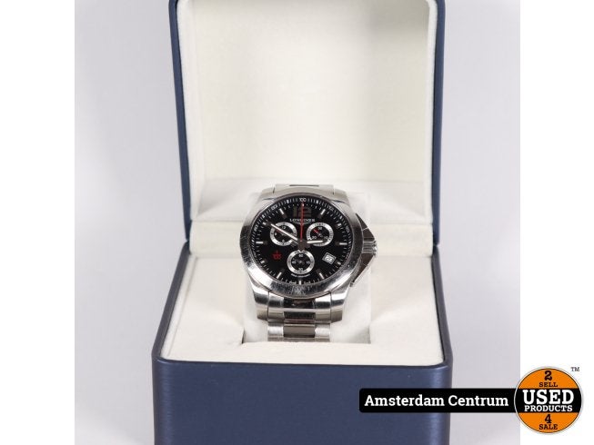 Longines Conquest Chronograph l3.800.4.56.6, Longines, Gebruikt, Support@longines.com, 2610 Longines Drive
Lexington, KY 40513
USA