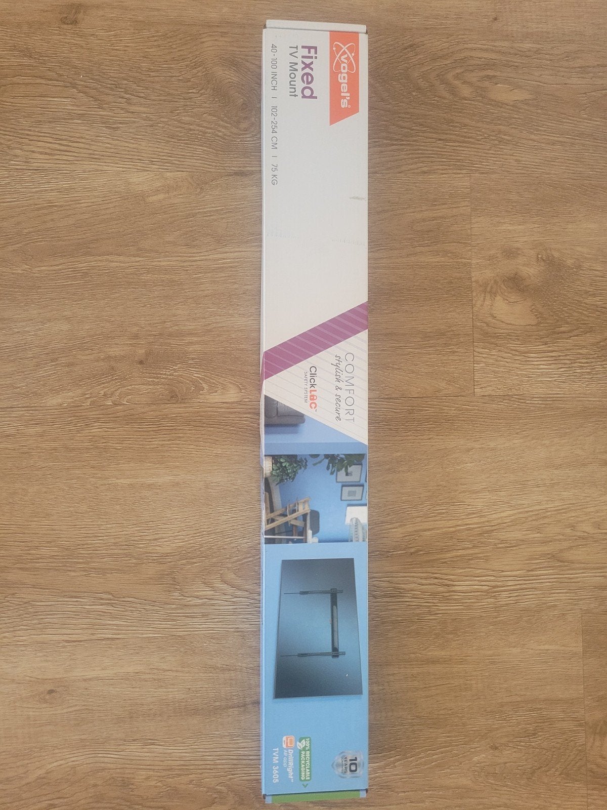 Vogel's Vaste TV Wandbeugel 40-100 inch (75 kg), Ophalen of Verzenden, Nieuw
