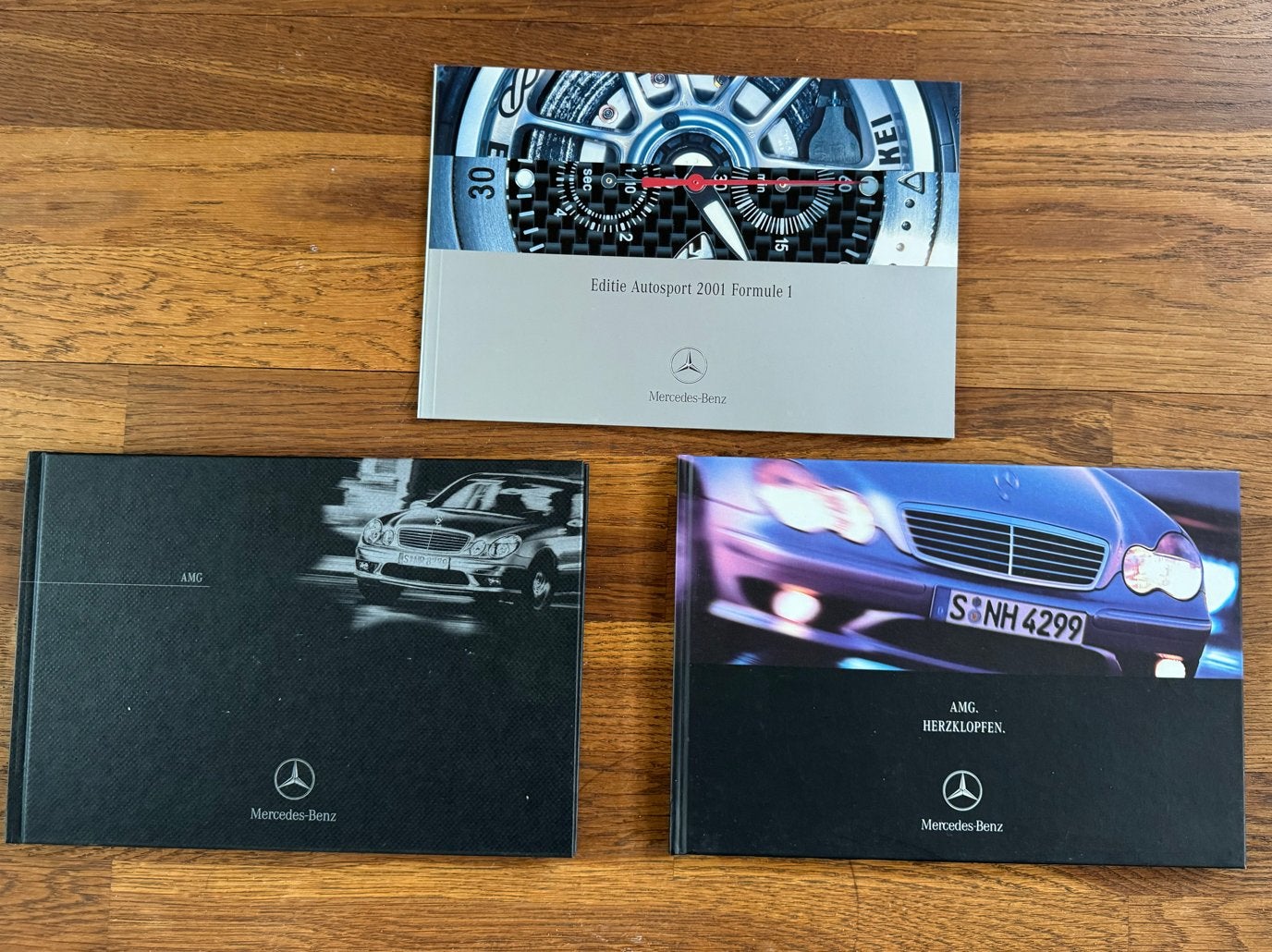 Mercedes Benz AMG en F1 brochures, Ophalen of Verzenden, Zo goed als nieuw, Mercedes
