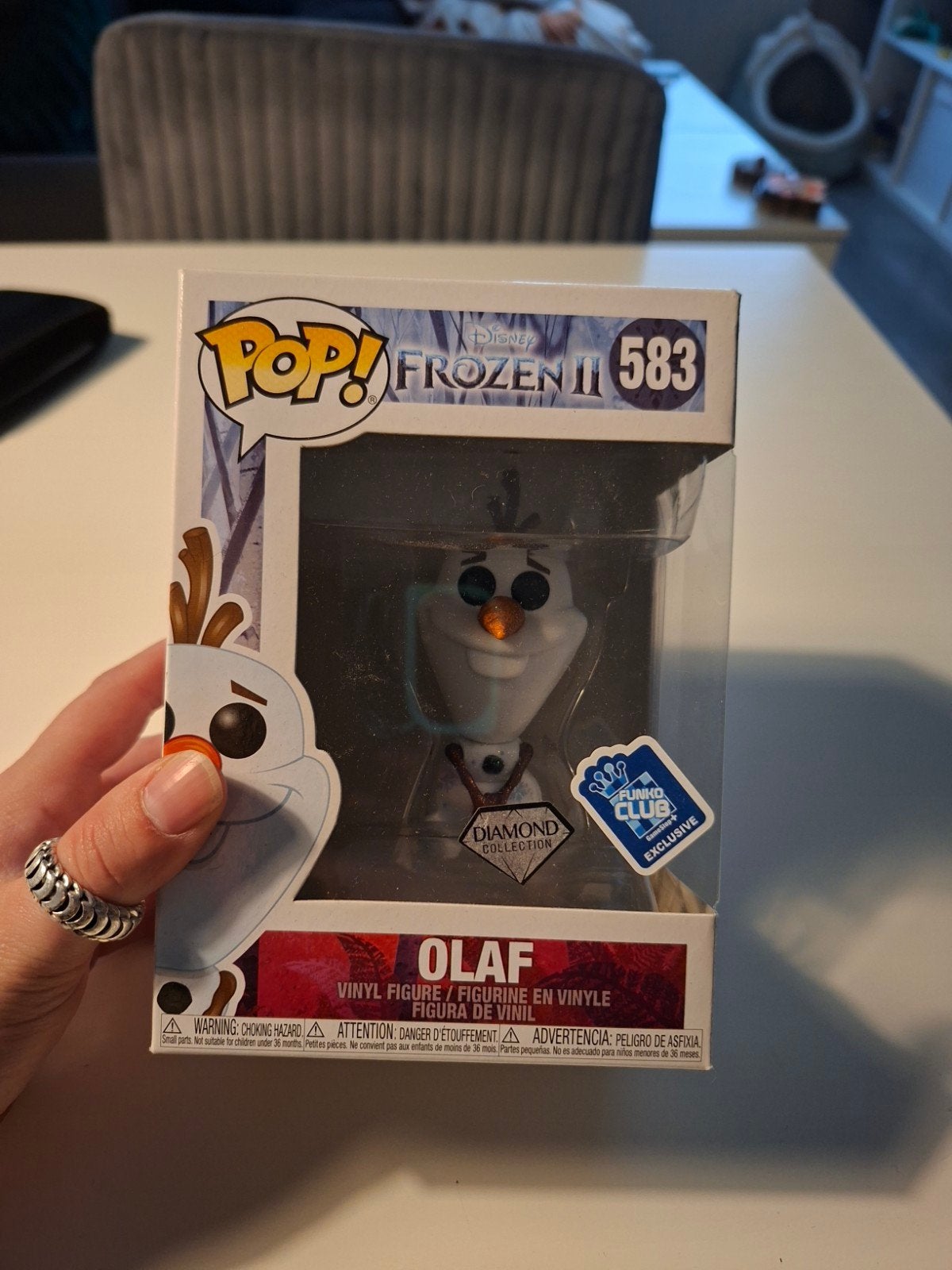 Funko pop frozen Olaf Diamond Collection #583, Ophalen of Verzenden, Nieuw