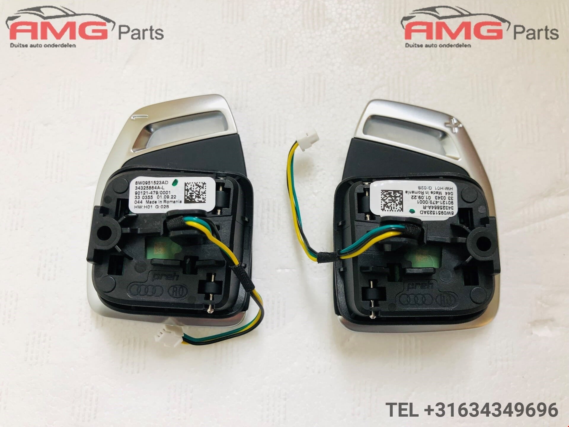 AUDI S Line Stuur Flippers S1 S3 RS3 S4 RS4 S5 RS5 RS Q3 Q4, Auto-onderdelen, Besturing, Gebruikt, AUDI AG, Auto-Union-Strasse 1
85045  Ingolstadt, DE