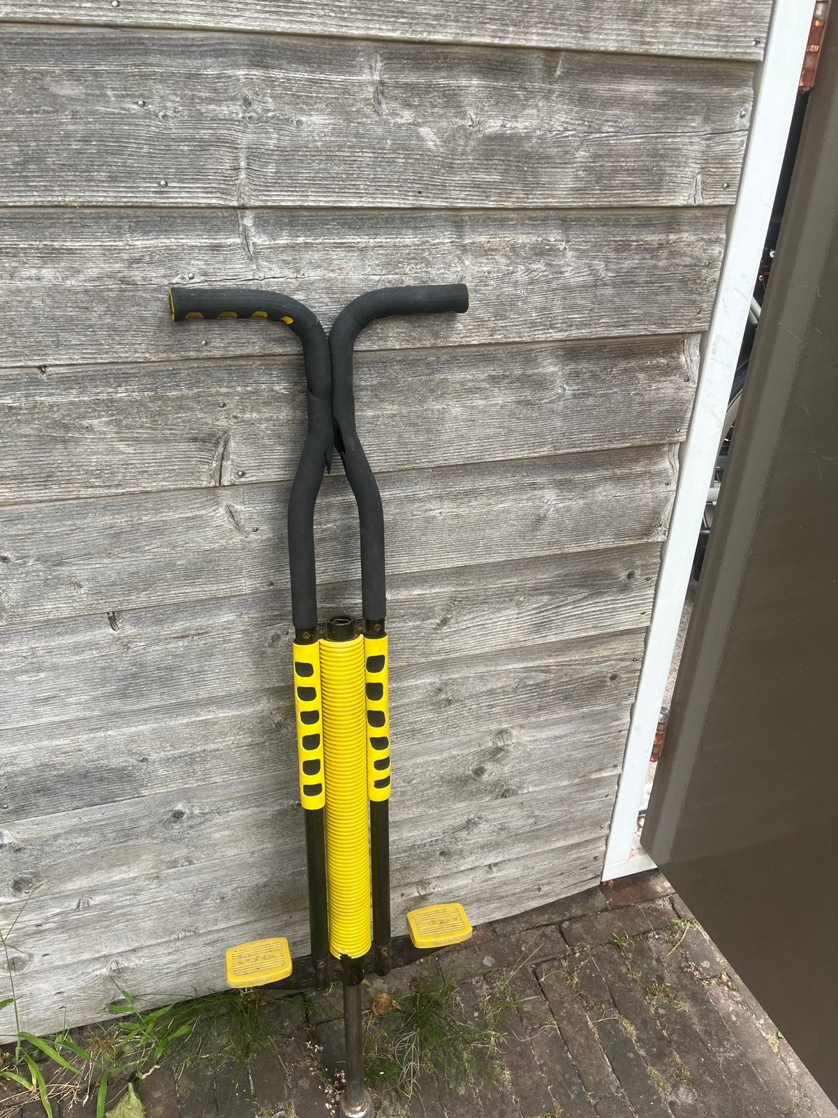 Pogo Stick geel Flybar, Kinderen en Baby's, Speelgoed | Buiten | Actiespeelgoed, Ophalen, Gebruikt