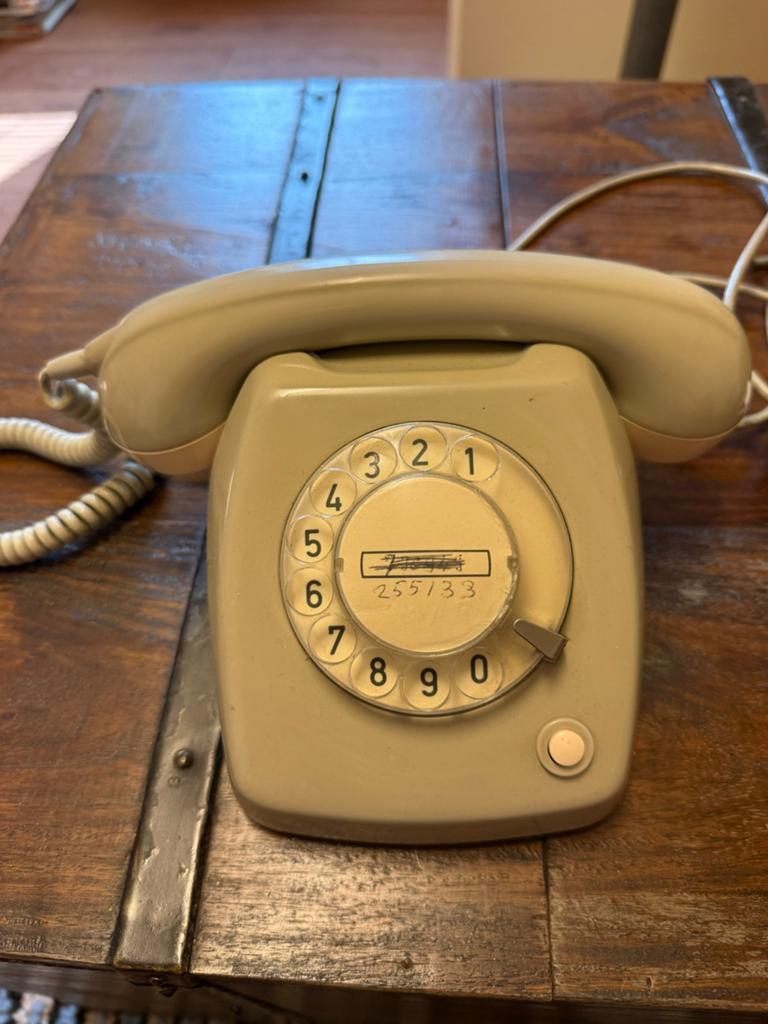 Vintage PTT Ericsson T65 Telefoon met Draaischijf, Ophalen of Verzenden, Gebruikt, Met draaischijf