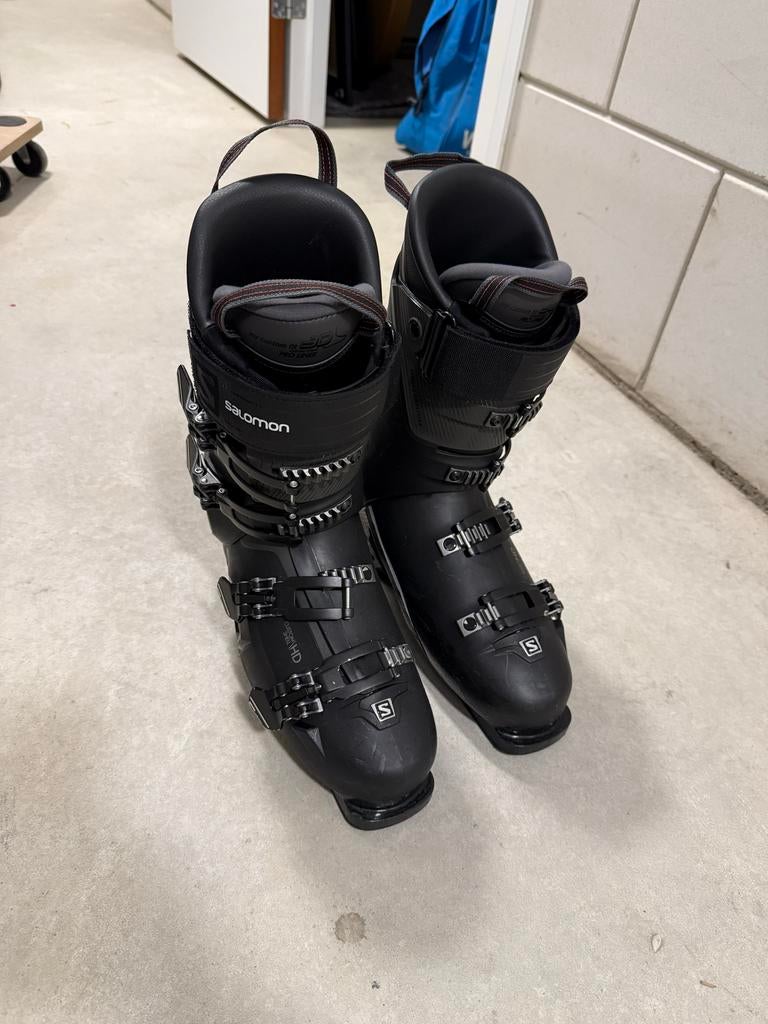 Salomon S/PRO 120 Flex skischoenen. Maat 44, 160 tot 180 cm, Schoenen, Zo goed als nieuw, Skiën