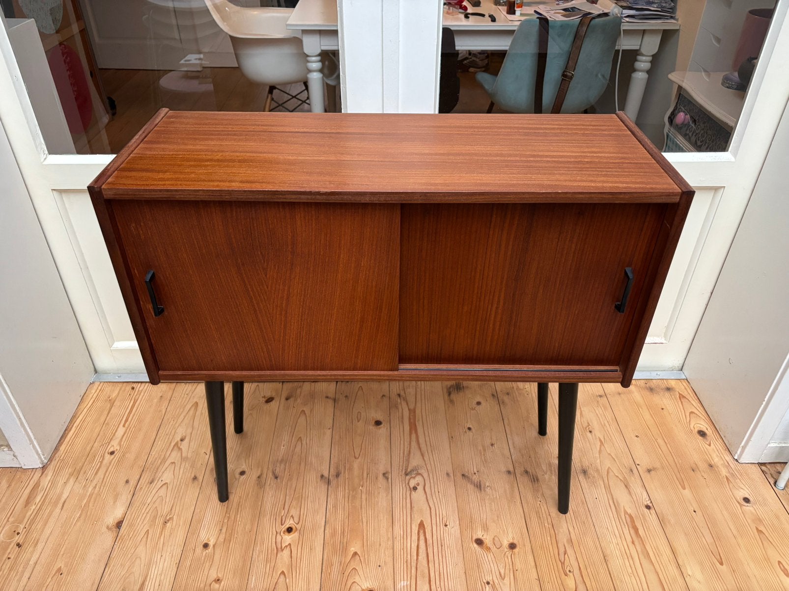 Vintage kastje, Ophalen, Mid century, 50 tot 100 cm, 25 tot 50 cm