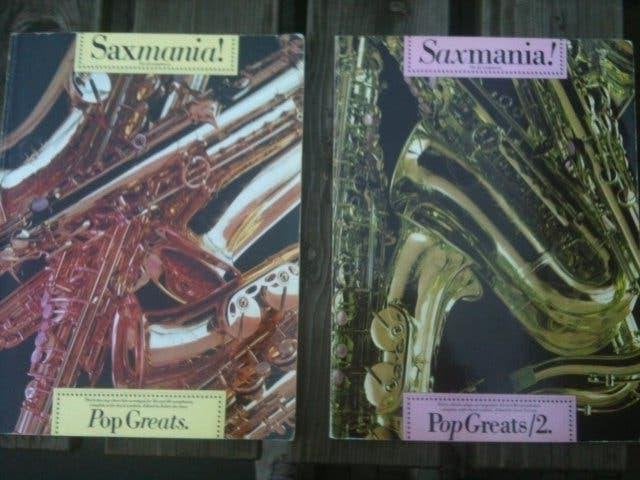 saxofoon-Eb + Bb : SAXMANIA: Pop Greats 1 + 2-aanrader!, Muziek en Instrumenten, Bladmuziek, Gebruikt, Saxofoon, Ophalen of Verzenden