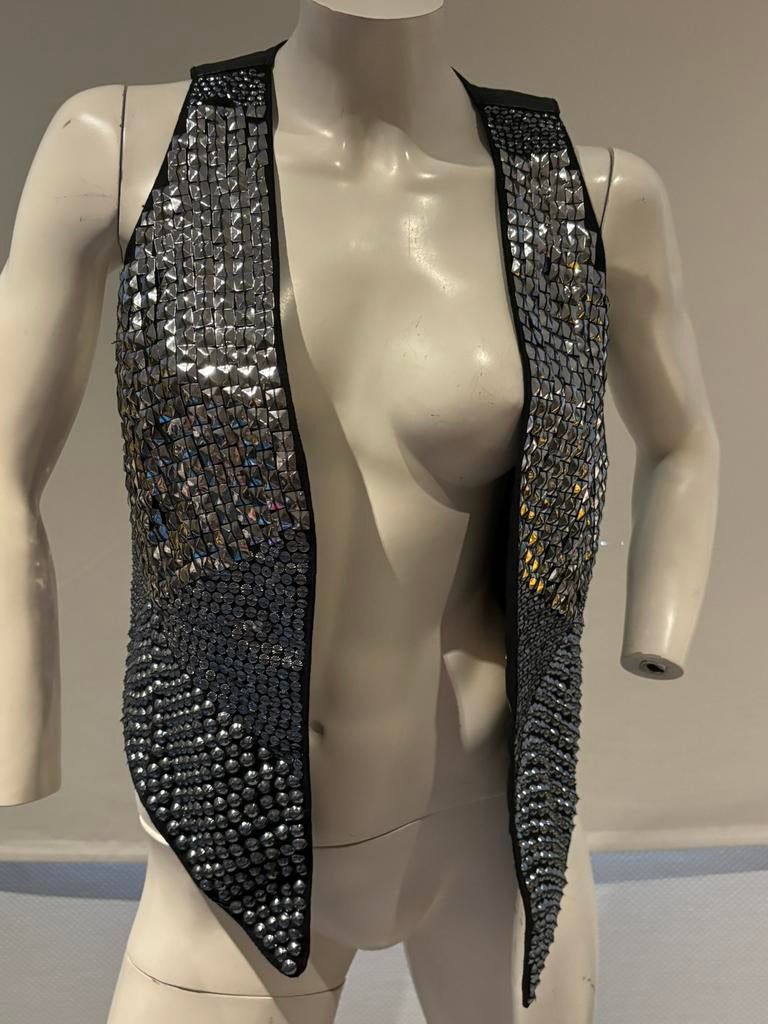 Goosecraft leer gilet met nopjes maat s nieuw, Ophalen of Verzenden, Nieuw, Maat 36 (S), Zwart