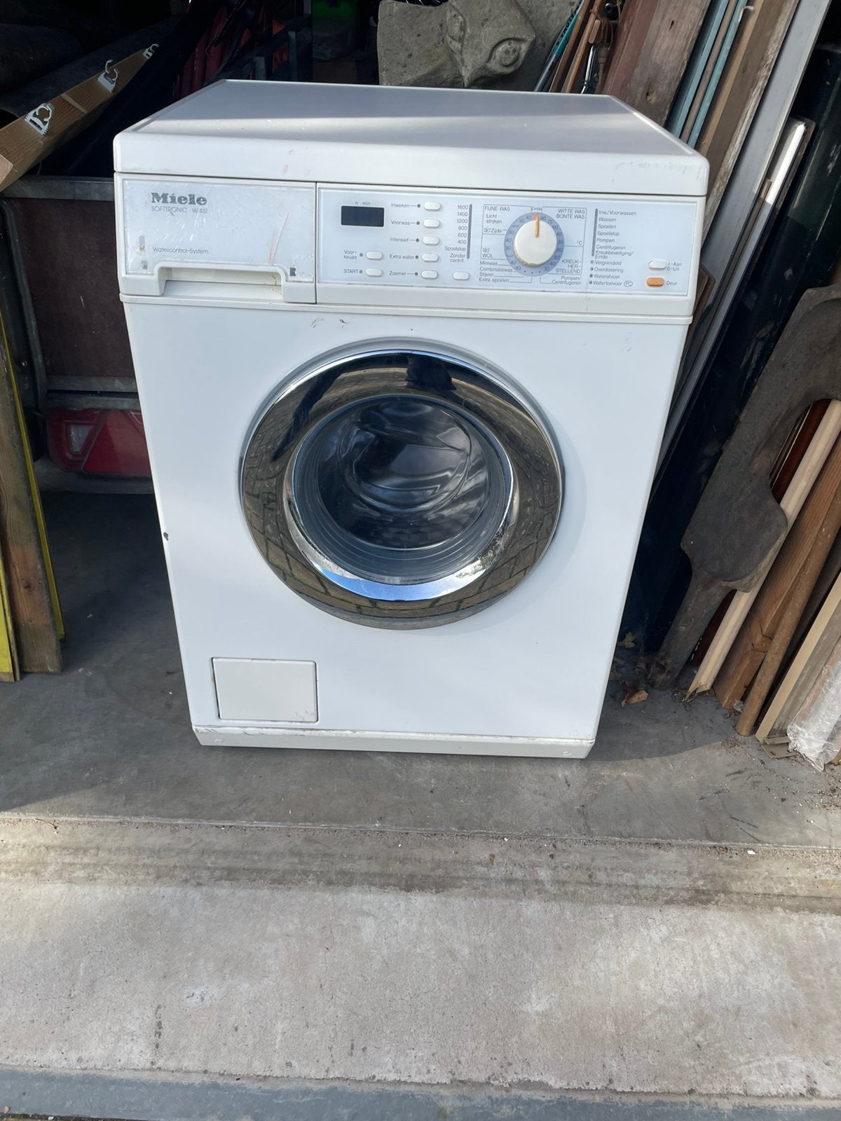 Miele W461 wasmachine, Gebruikt, Ophalen of Verzenden, Voorlader, 85 tot 90 cm