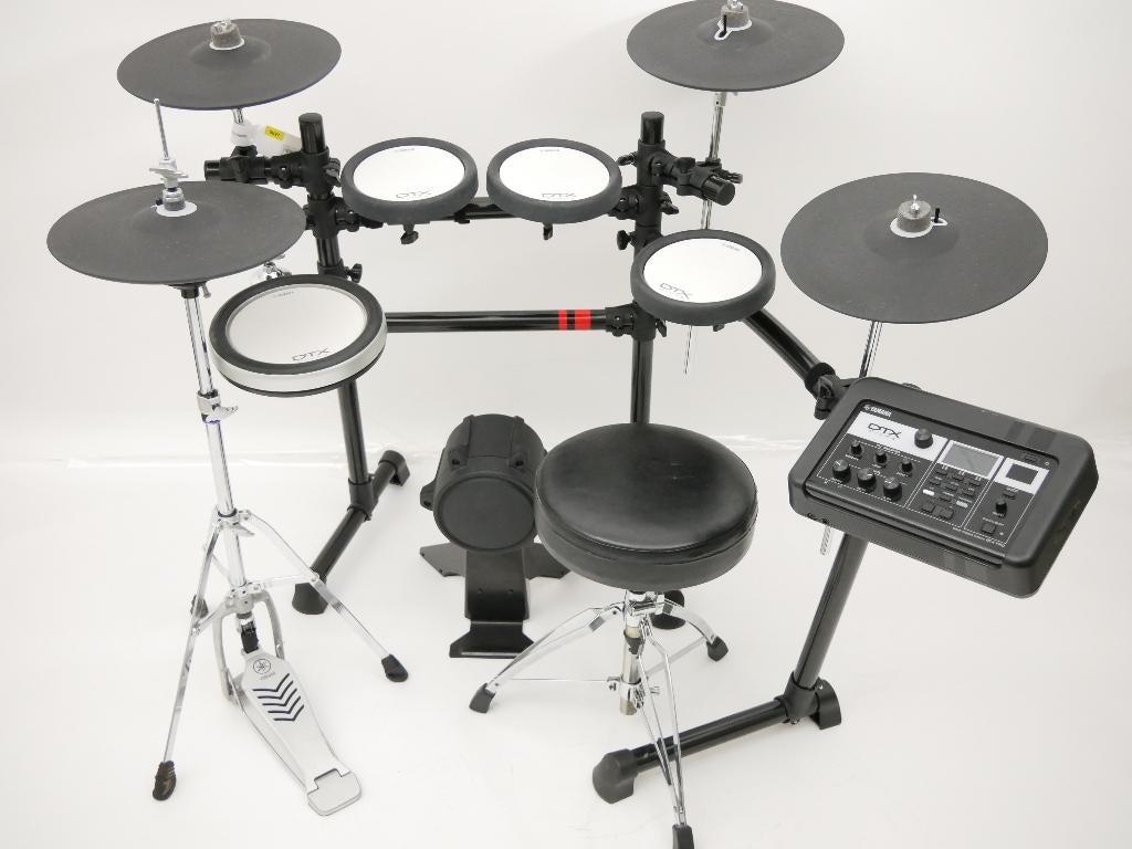 elektrisch drumstel Yamaha DTX6K-3 + hihatstand en kruk, Ophalen, Zo goed als nieuw, Yamaha, Elektronisch