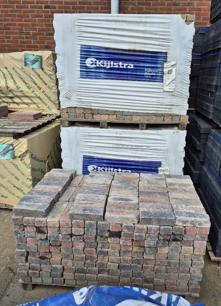 Restpartij OP=OP Trommel Waalformaat 20x5x7cm Oud Bont, Ophalen, Nieuw, Beton, Klinkers
