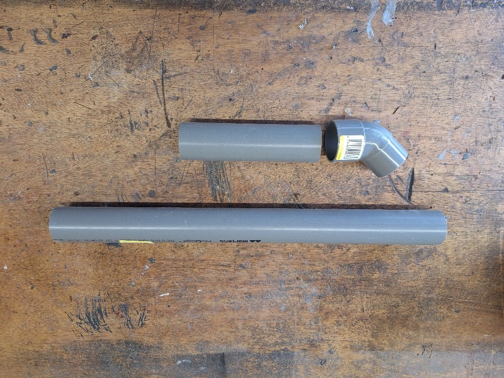 Afvoer artikelen, Ophalen, Bochten, Pvc, Nieuw