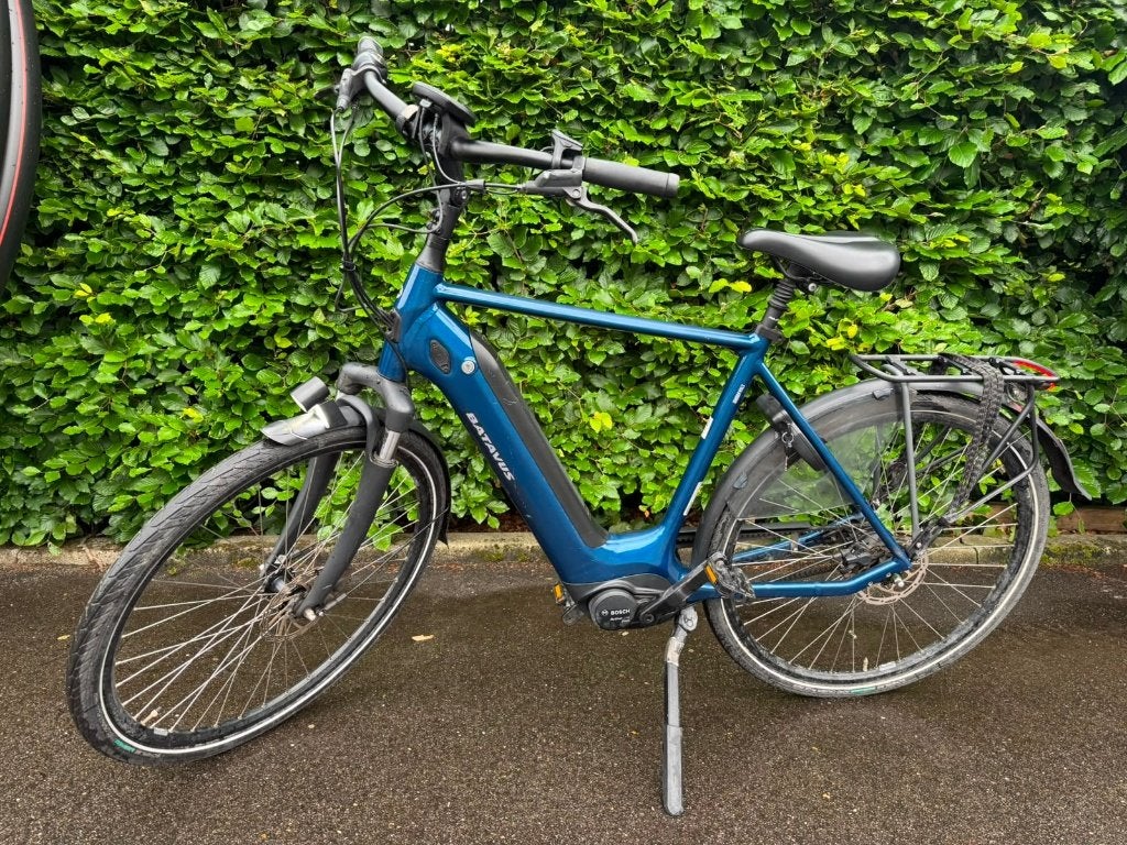 Batavus Finez E Go Power 57 cm Bosch Middenmoter, Ophalen, Gebruikt, Batavus, 50 km per accu of meer